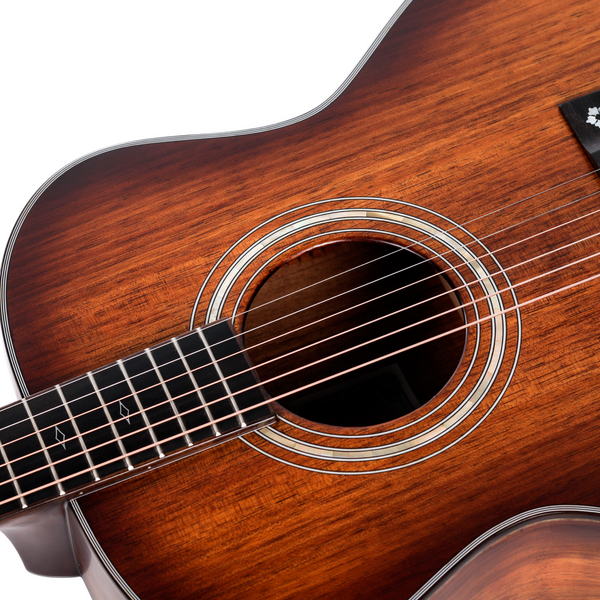 Saga K1GNE Solid Koa Acoustic-Electric Guitar (Natural)