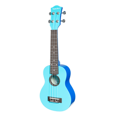 Sanchez ABS Soprano Ukulele with Gigbag (Blue)