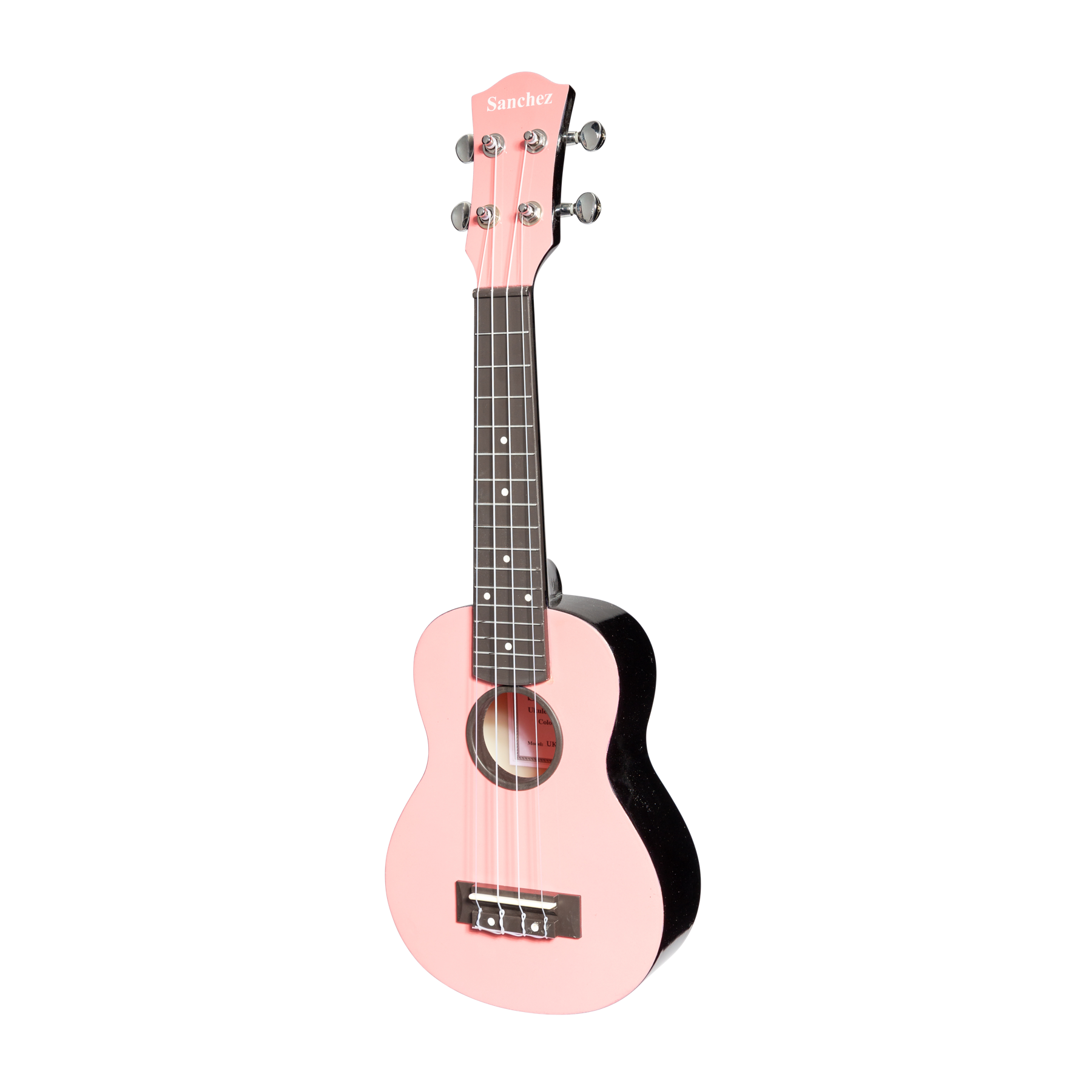 Sanchez ABS Soprano Ukulele with Gigbag (Pink)