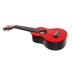 Sanchez ABS Soprano Ukulele with Gigbag (Red)