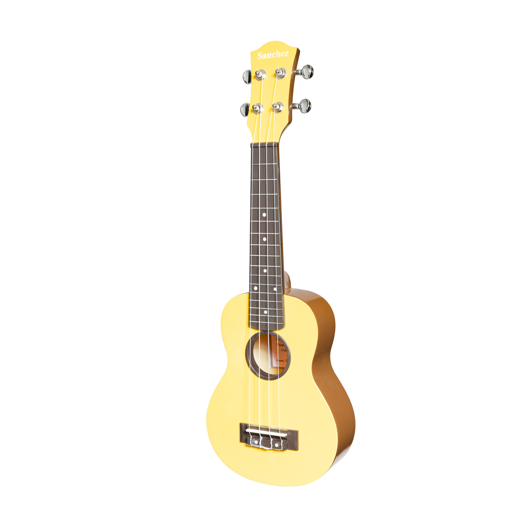 Sanchez ABS Soprano Ukulele with Gigbag (Yellow)