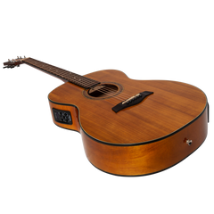 Sanchez Acoustic Electric Small Body Guitar Acacia (Gloss)