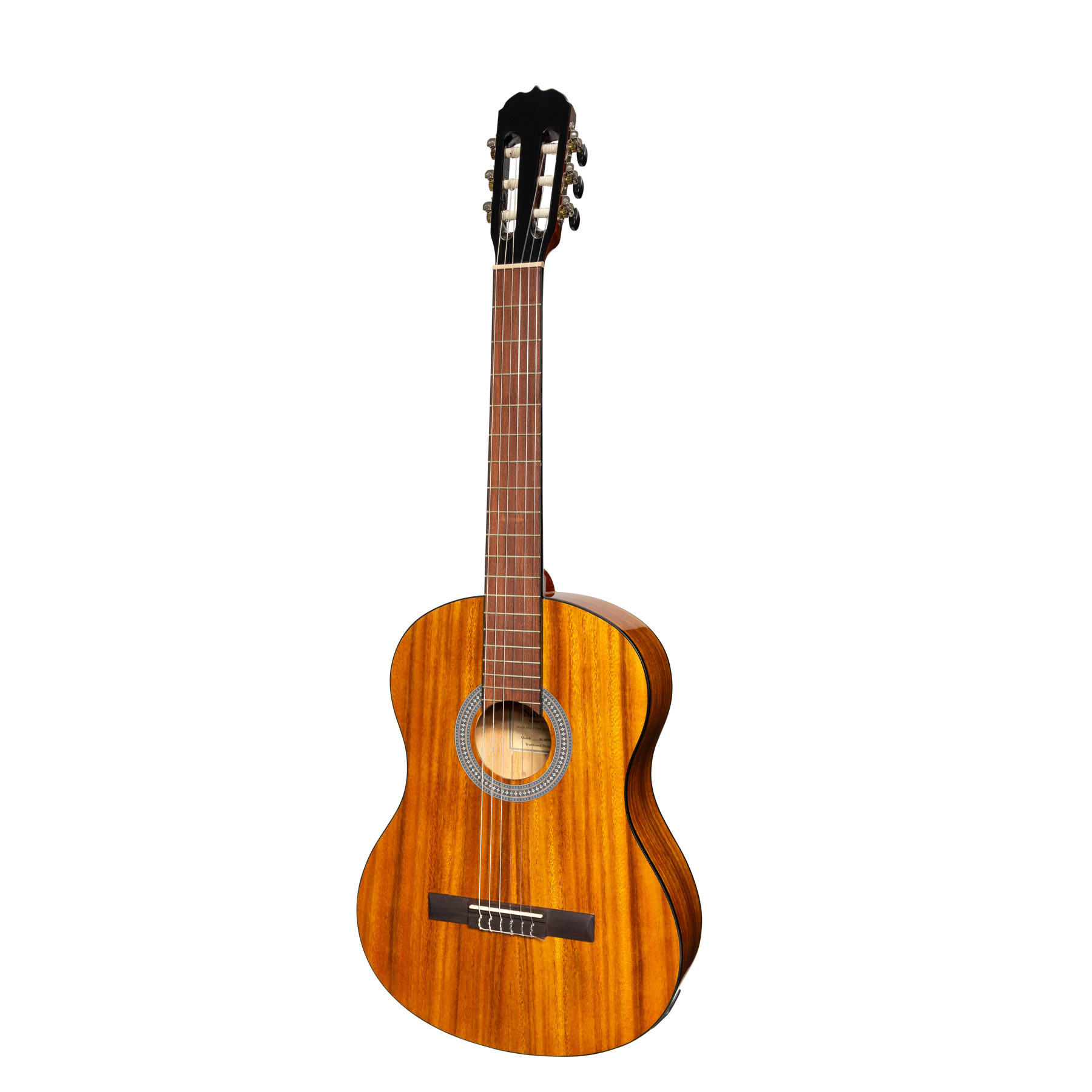 Sanchez Full Size Student Classical Acoustic Electric Guitar Koa (Gloss)