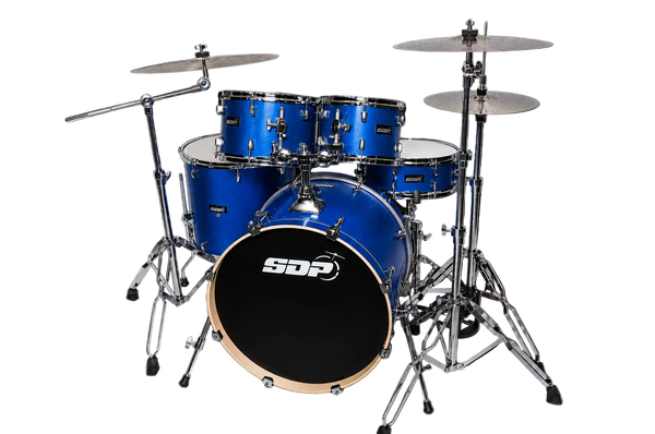 Sonic Drive 5-Piece Pro Series Drum Kit with Silent Cymbals (Metallic Blue)