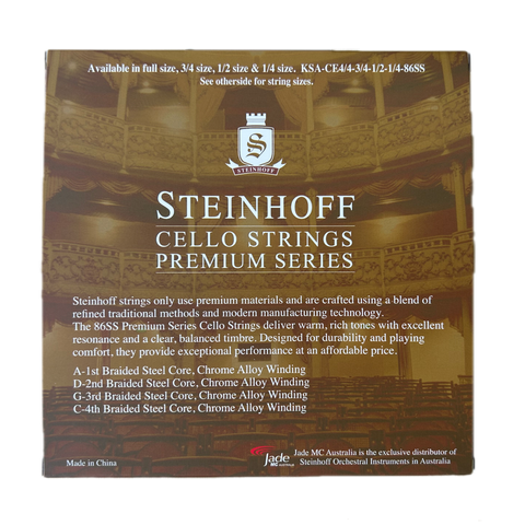 Steinhoff Cello Strings Premium Series (1/2 Size)