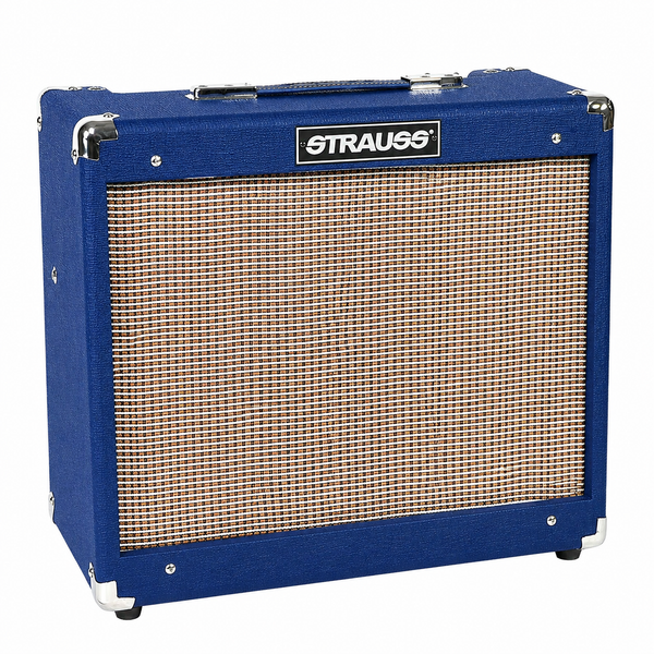 Strauss SVT-20R 20 Watt Combo Valve Amplifier with Reverb (Blue)