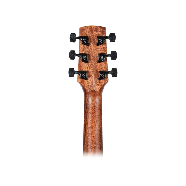 Timberidge Mahogany Solid Top Acoustic Dreadnought Cutaway Guitar (Natural Satin)