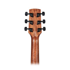 Timberidge Mahogany Solid Top Acoustic Electric Small Body Cutaway Guitar (Natural Satin)