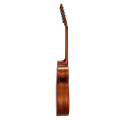 Timberidge 'Messenger Series' 12-String Mahogany Solid Top Acoustic-Electric Small Body Cutaway Guitar (Natural Satin)