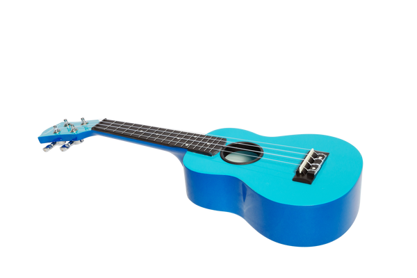 Sanchez ABS Soprano Ukulele with Gigbag (Blue)
