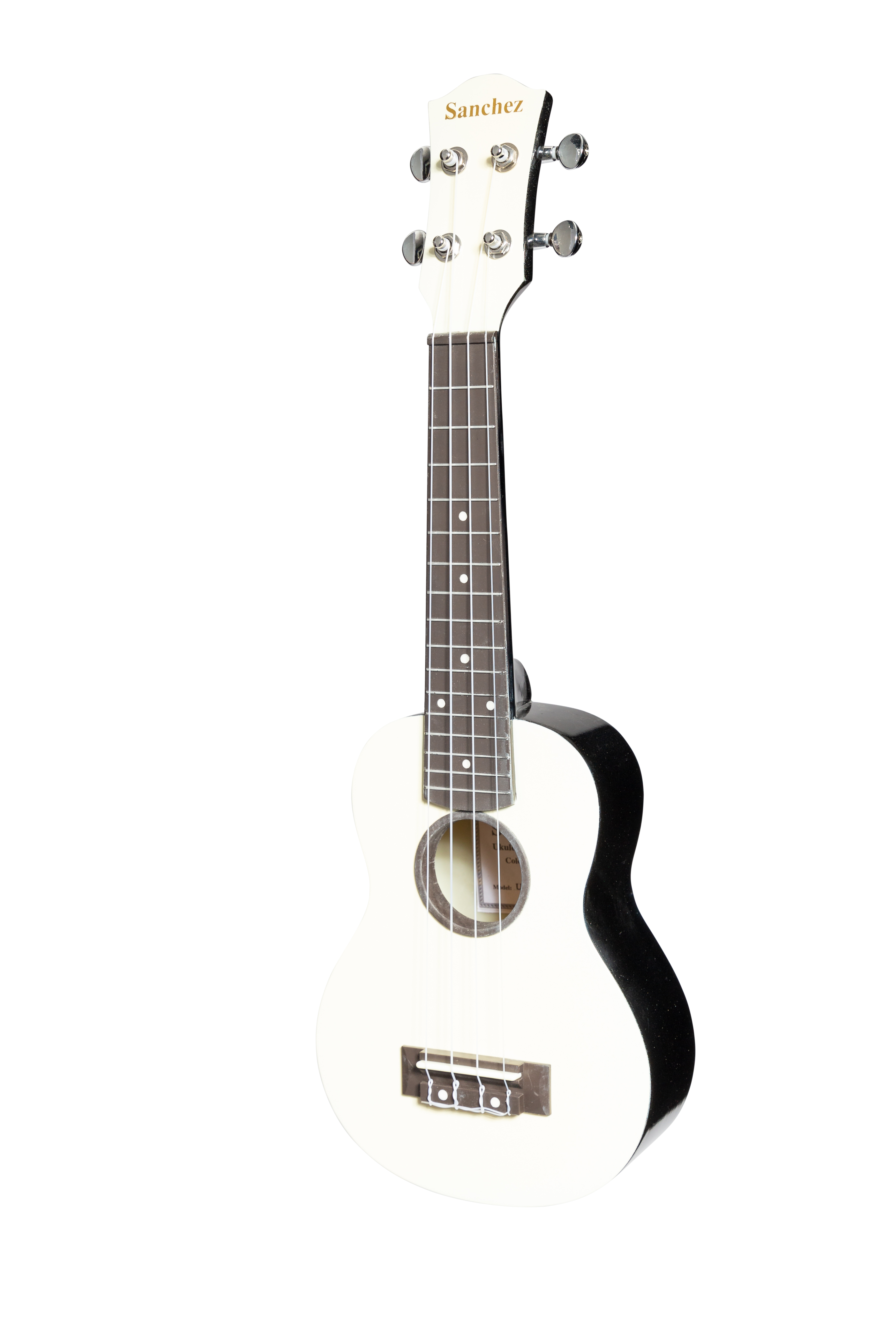 Sanchez ABS Soprano Ukulele with Gigbag (Ivory)