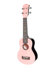 Sanchez ABS Soprano Ukulele with Gigbag (Pink)