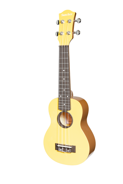 Sanchez ABS Soprano Ukulele with Gigbag (Yellow)