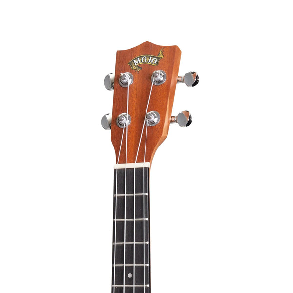 Mojo 'Traditional Series' All Mahogany Cutaway Tenor Ukulele with Gig Bag (Natural Satin)