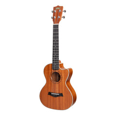 Mojo 'Traditional Series' All Mahogany Cutaway Tenor Ukulele with Gig Bag (Natural Satin)