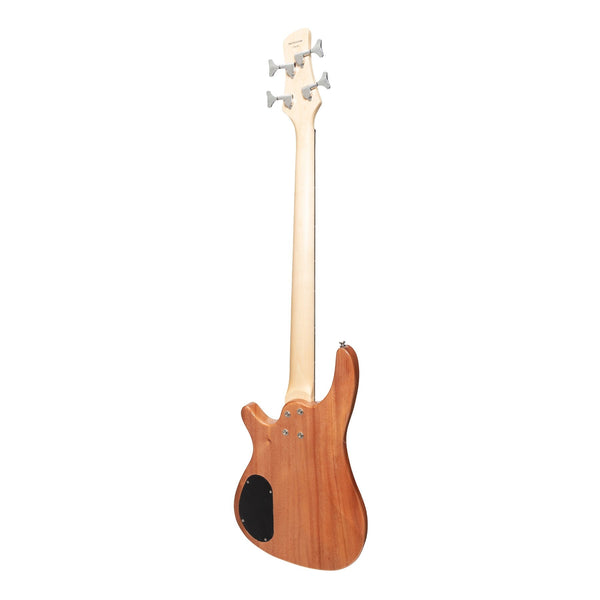 Casino '24 Series' Mahogany Tune-Style Electric Bass Guitar Set (Natural Gloss)