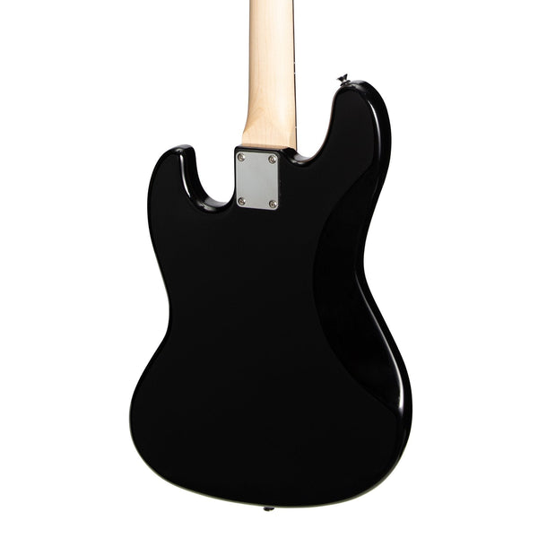 Casino J-Style Electric Bass Guitar and 15 Watt Amplifier Pack (Black)