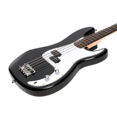 Casino P-Style Electric Bass Guitar (Black)