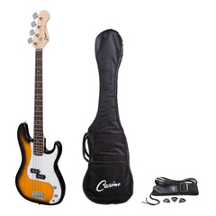 Casino P-Style Electric Bass Guitar (Tobacco Burst)-CPB-21-TB