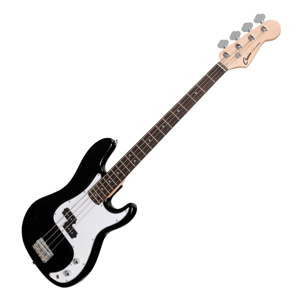 Casino P-Style Electric Bass Guitar and 15 Watt Amplifier Pack (Black)