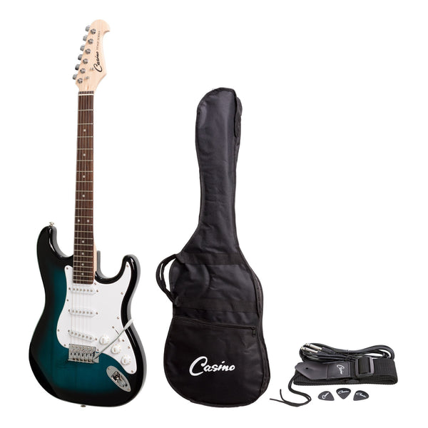 Casino ST-Style Electric Guitar Set (Blue Sunburst)-CST-22-BLS