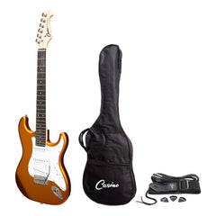 Casino ST-Style Electric Guitar Set (Gold Metallic)-CST-22-GLD