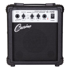 Casino ST-Style Electric Guitar and 10 Watt Amplifier Pack (Black)-CP-E5-BLK