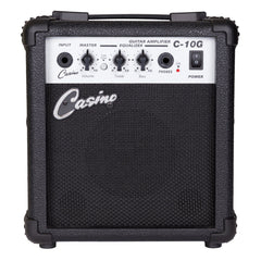 Casino ST-Style Electric Guitar and 10 Watt Amplifier Pack (Gold Metallic)-CP-E5-GLD