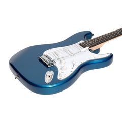 Casino ST-Style Electric Guitar and 15 Watt Amplifier Pack (Metallic Blue)