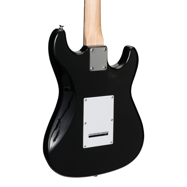 Casino ST-Style Left Handed Short-Scale Electric Guitar Set (Black)-CST-20L-BLK