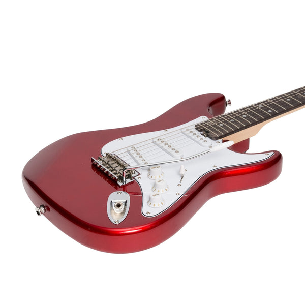 Casino ST-Style Short Scale Electric Guitar Set (Candy Apple Red)