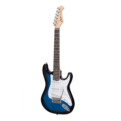 Casino ST-Style Short Scale Electric Guitar and 10 Watt Amplifier Pack (Blueburst)