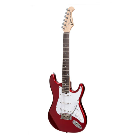Casino ST-Style Short Scale Electric Guitar and 10 Watt Amplifier Pack (Candy Apple Red)-CP-SST-CAR