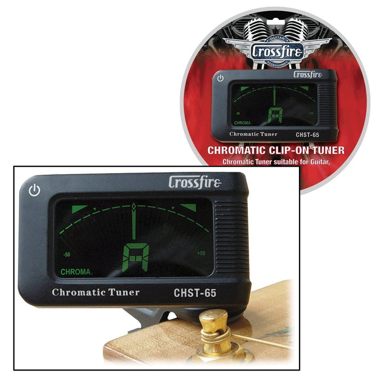 Crossfire CHST-65 Chromatic Clip-On Headstock Tuner