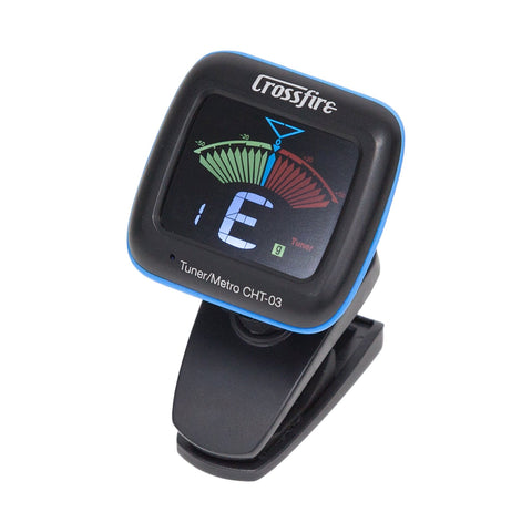 Crossfire CHT-03 Deluxe Chromatic Clip-On Tuner and Metronome-CHT-03
