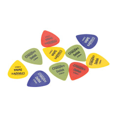 Crossfire Deltek 0.58mm Guitar Picks (10 Pack Assorted)-CPP-D58-10