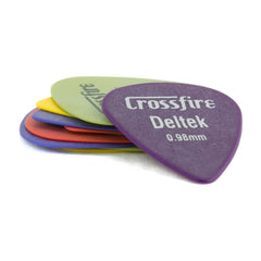 Crossfire Deltek 0.98mm Canned Guitar Picks (20 Pack Assorted)