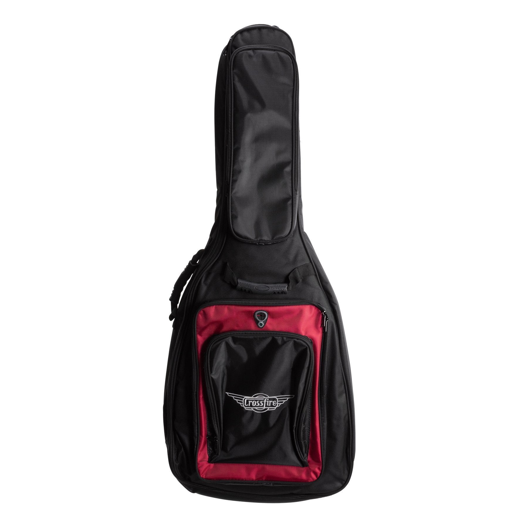 Crossfire Deluxe Padded Dreadnought Acoustic Guitar Gig Bag (Black)-XFGB-DA-BLK