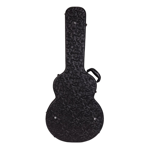 Crossfire Deluxe Shaped 335-Style Electric Guitar Hard Case (Paisley Black)-XFC-DSAG-PASBLK