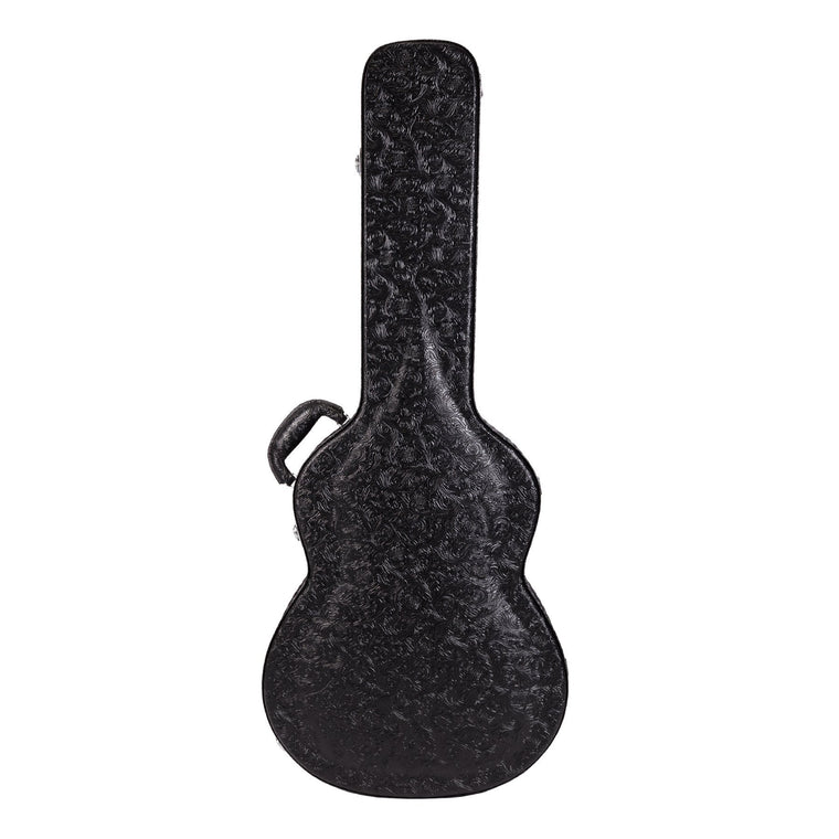 Crossfire Deluxe Shaped Classical Guitar Hard Case (Paisley Black)