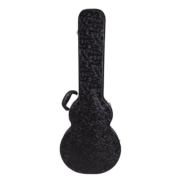 Crossfire Deluxe Shaped LP-Style Electric Guitar Hard Case (Paisley Black)-XFC-DLP-PASBLK
