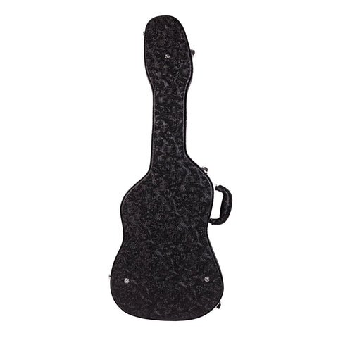 Crossfire Deluxe Shaped ST-Style Electric Guitar Hard Case (Paisley Black)-XFC-DST-PASBLK