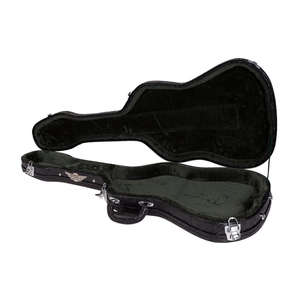 Crossfire Deluxe Shaped ST-Style Electric Guitar Hard Case (Paisley Black)