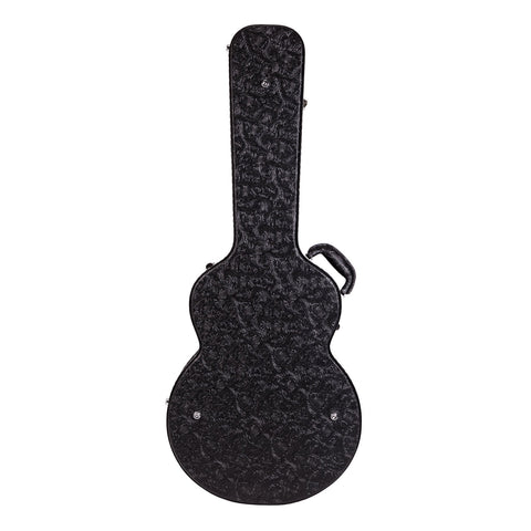 Crossfire Deluxe Shaped Small Body Acoustic Guitar Hard Case (Paisley Black)-XFC-DF-PASBLK
