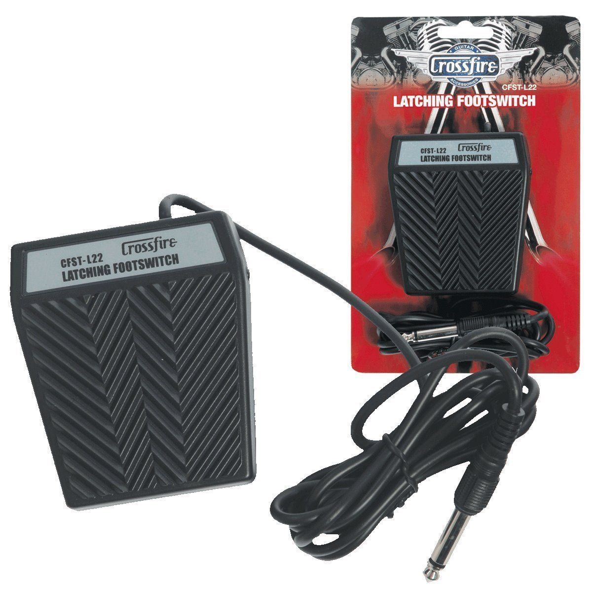 Crossfire Latching On/Off Footswitch-CFST-L22