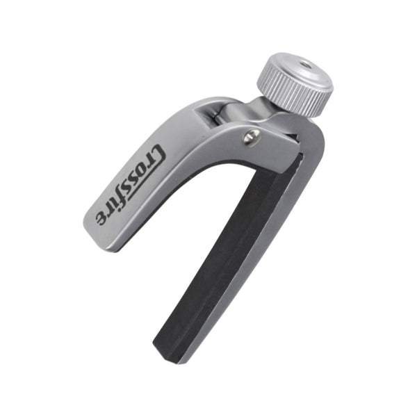 Crossfire Professional Acoustic Guitar Capo (Nickel)-CFC-7A