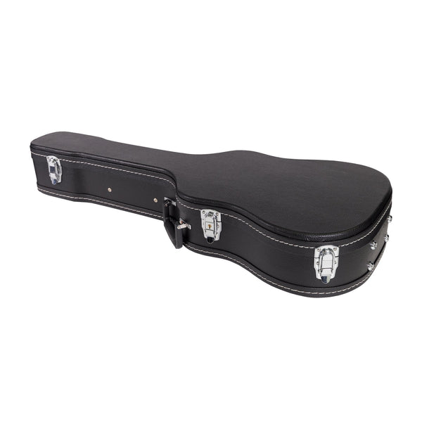 Crossfire Shaped Babe Traveller Acoustic Guitar Hard Case (Black)-XFC-BT-BLK