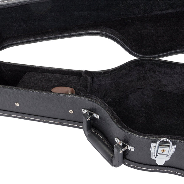 Crossfire Shaped Babe Traveller Acoustic Guitar Hard Case (Black)