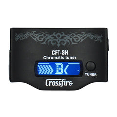 Crossfire Sound Hole-Mounted Chromatic Tuner with Built-in Microphone-CFT-SH-BLK