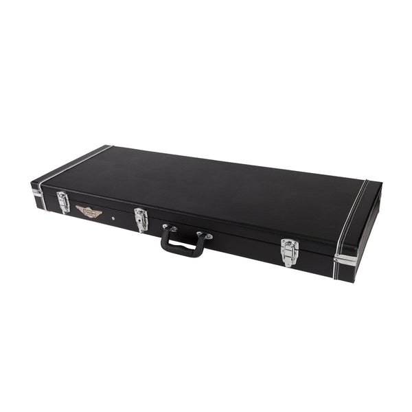 Crossfire Standard Rectangular ST and TE-Style Electric Guitar Hard Case (Black)
